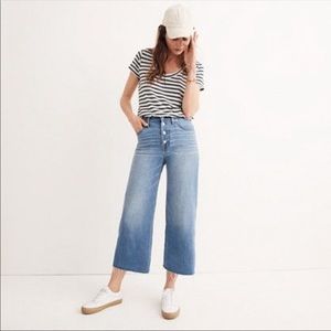 Madewell cropped wide leg pants